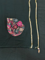 Dil-Kash Karandi Green | 3 Piece Suit | (RF-D1-KR-GR) Rumaisa Fashion