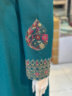 Dil-Kash Karandi Zinc | 3 Piece Suit | (RF-D1-KR-ZN) Rumaisa Fashion