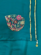 Dil-Kash Karandi Zinc | 3 Piece Suit | (RF-D1-KR-ZN) Rumaisa Fashion