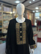 Gul-E-Arzo Karandi Black | 3 Piece Suit | (RF-D2-KR-BK) Rumaisa Fashion
