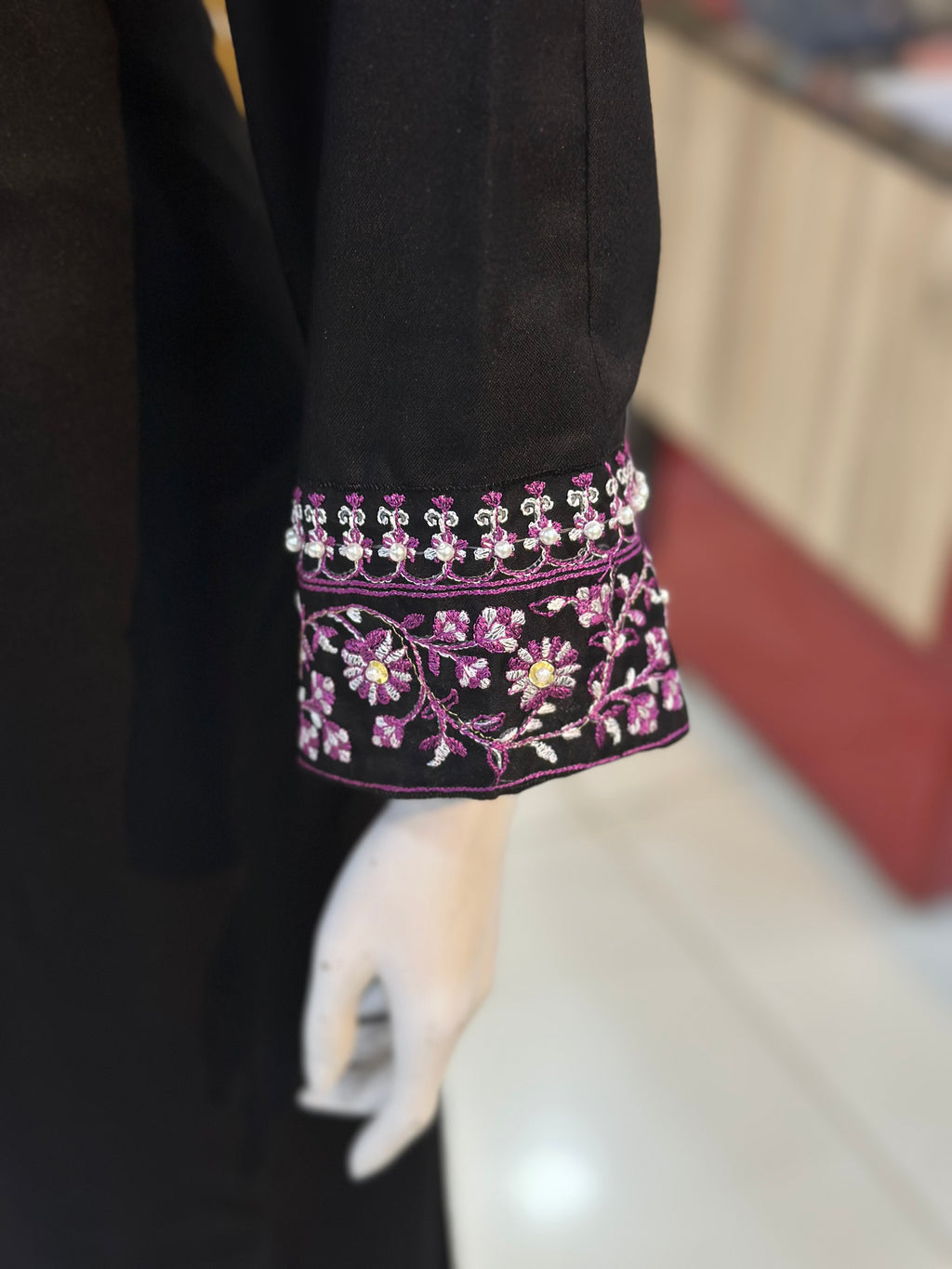 Sada Bahar Karandi Black | 3 Piece Suit | (RF-D3-KR-BK) Rumaisa Fashion