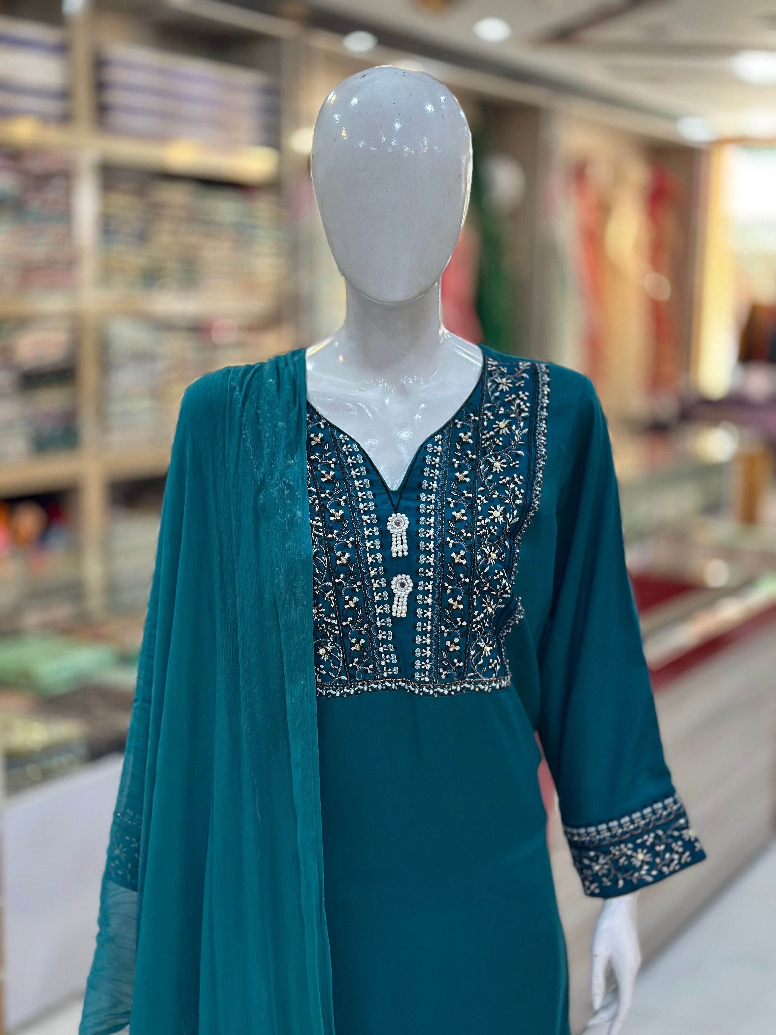 Sada Bahar Karandi Zinc | 3 Piece Suit | (RF-D3-KR-ZN)